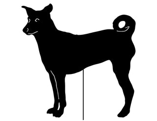 Basenji Garden Stake or Wall Hanging