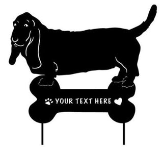 Basset Hound statue