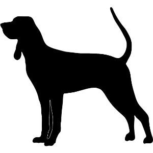 Black and Tan Coonhound Wall Hanging