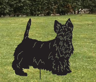 Scottish Terrier Garden Stake