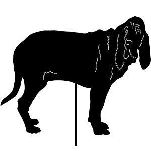 Bloodhound Garden Stake