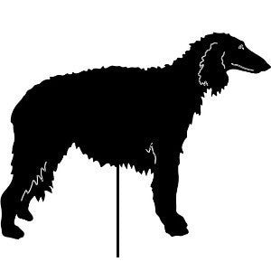 Borzoi Garden Stake