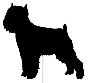 Brussels Griffon Garden Stake