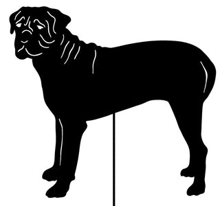 Bull Mastiff Lawn Stake