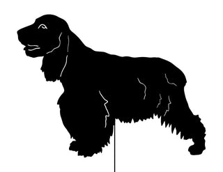 English Cocker Spaniel Garden Stake