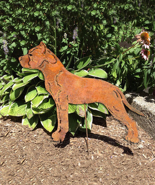 Staffordshire Bull Terrier Garden Stake