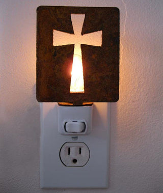 Cross Night Light Cover (lit)