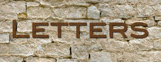 Blair Font Rustic House Numbers or Letters (Set of 6)