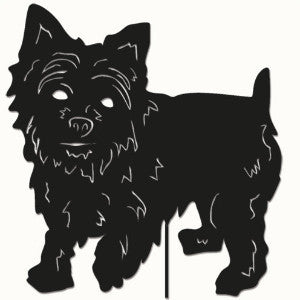 BlackMetal Yorkie Statue