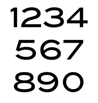 Blair Font House Numbers or Letters - 2 to 8 Inches (Set of 1)