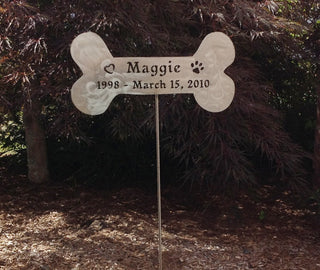 Dog Bone Welcome sign