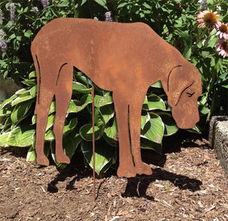 Great Dane Garden Stake