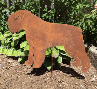 Bouvier des Flandres Garden Stake