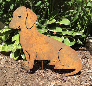 Dachshund Garden Stake