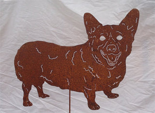 Corgi Garden Stake