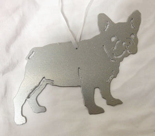Chrome Sparkle French Bulldog Ornament