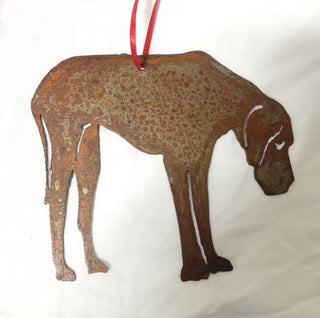 Rustic Great Dane Ornament