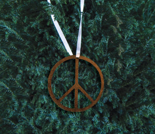 Peace Sign Ornament