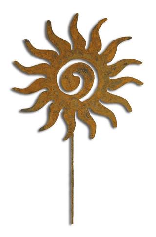 Sun garden stake