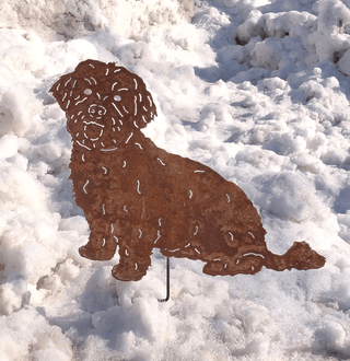 Havanese Dog Garden Stake