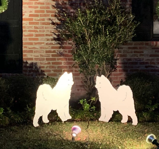 Samoyed Garden Stake or Dog Wall Art