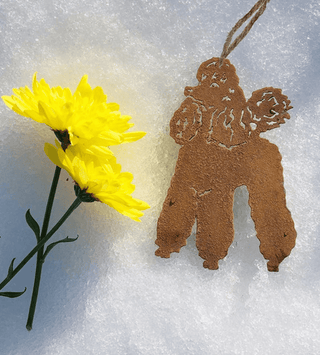 Poodle ornament