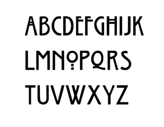 Números o letras para casas estilo misión (juego de 4)