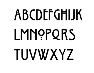 Números o letras para casa estilo misión (juego de 2)