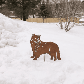 Sheltie garden memorial