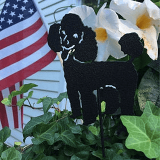 Poodle Garden Marker