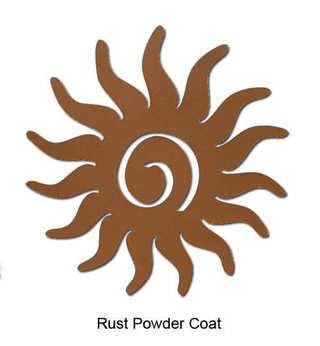metal sun wall art