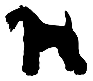 Estaca para jardín o adorno de pared de Kerry Blue Terrier