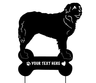 Leonberger - Estaca para jardín o para colgar en la pared