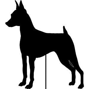 Miniature Pinscher Garden Stake