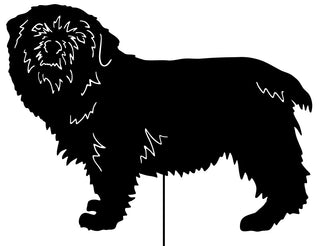 Estaca de jardín o adorno de pared para Norfolk Terrier