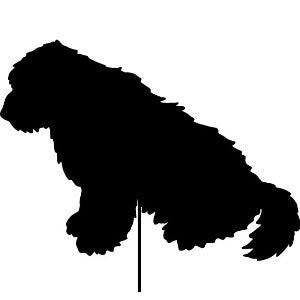 Old English Sheepdog Garden Stake