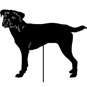 Parson Jack Russell Terrier Garden Stake