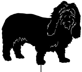 Petit Basset Griffon Vendeen plant stake