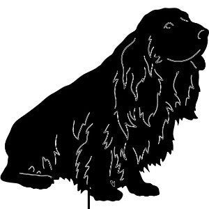 Sussex Spaniel Garden Stake