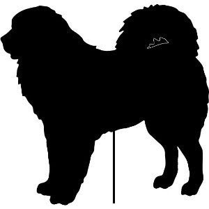 Tibetan Mastiff Garden Stake