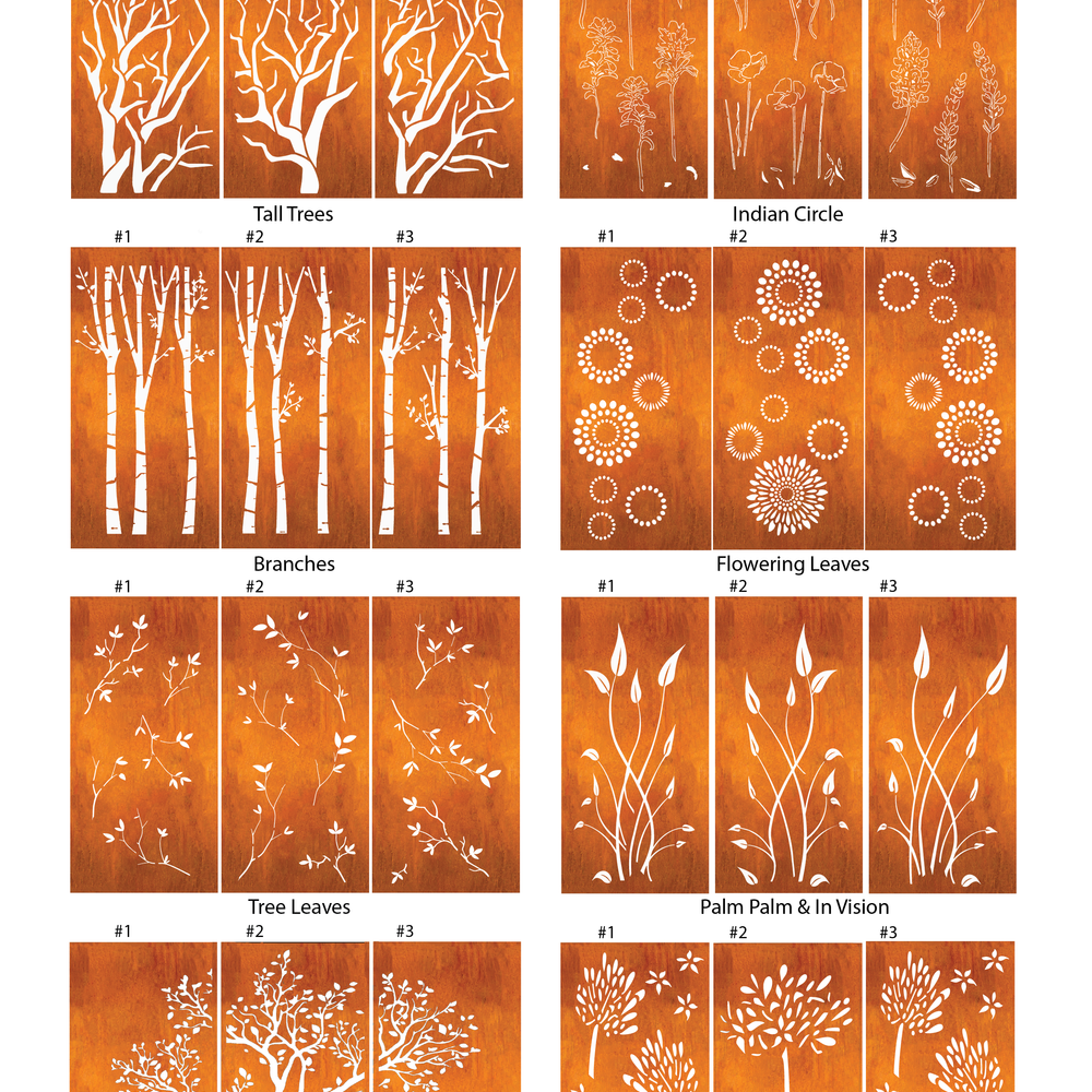 Outdoor Privacy Screens & Large Metal Wall Art – Rustica Ornamentals