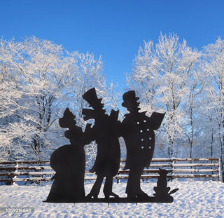 Silhouette de chants de Noël