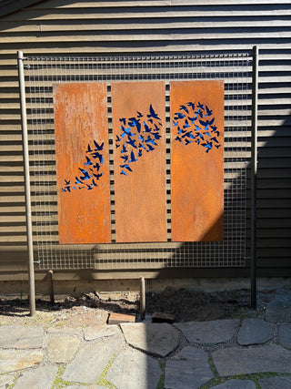 Options de conception d'écran de confidentialité personnalisé ou d'art mural en métal