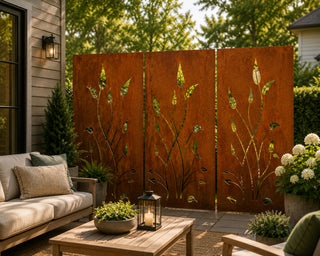 Outdoor Metal Privacy Screen Panels 24