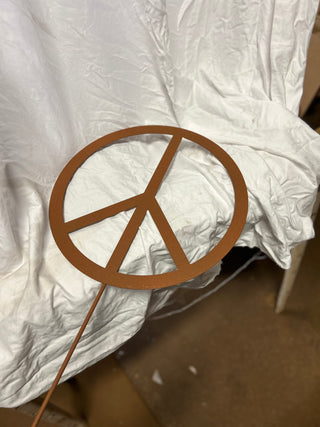 Outdoor Peace Sign or Peace Sign Wall Art