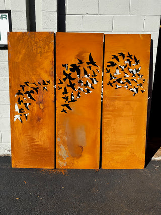 Options de conception d'écran de confidentialité personnalisé ou d'art mural en métal