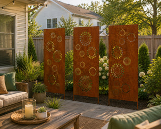 Outdoor Metal Screen Panels (60” & 72”) – Heavy-Duty Steel for Patio, Fence & Backyard