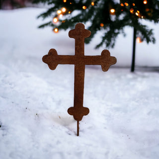 Memorial crosses for graves