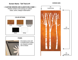 Outdoor Privacy Screen