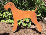 Airedale Terrier Garden Stake or Dog Wall Art